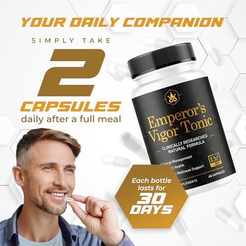 Emperor's Vigor Tonic Capsules Close-Up View